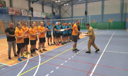 Strażacy-zawodowcy z Ząbkowic Śląskich odpadli z mistrzostw województwa strażaków w piłce siatkowej