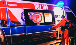 Niecodzienne zdarzenie. Rowerzysta potrącił pieszego