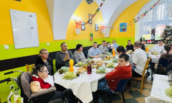 Spotkanie świąteczne w Domu Opieki Caritas w Henrykowie