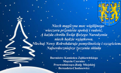 Życzenia bożonarodzeniowe składają władze gminy Kamieniec Ząbkowicki