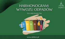 Harmonogram wywozu odpadów komunalnych w gminie Ziębice