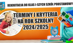Terminy i kryteria rekrutacji do klas I Szkół Podstawowych w gminie Ząbkowice Śląskie
