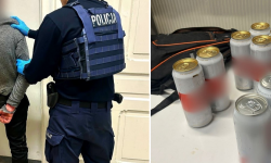 Ukradł ze stacji paliw 16 puszek piwa. Zdołał wypić niespełna trzy zanim wpadł w ręce policji