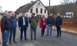 Odbiór mostu w Chwalisławiu