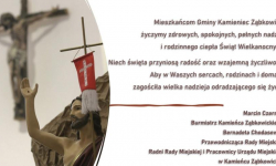 Życzenia wielkanocne składają władze gminy Kamieniec Ząbkowicki