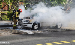 Pożar auta na krajowej ósemce [foto]