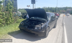 Kolizja samochodów osobowych w Złotym Stoku [foto]