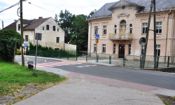 Przebudowane przejście dla pieszych w Stolcu