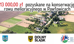 13 tys. zł na konserwację rowu melioracyjnego w Pawłowicach