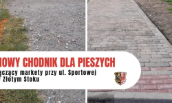 Powstał nowy chodnik między marketami