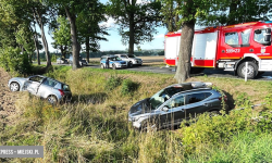 Zderzenie suzuki i nissana między Kamieńcem Ząbkowickim a Złotym Stokiem [foto] [aktualizacja]