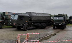 Wojskowi chemicy zdezynfekują zalane obiekty użyteczności publicznej w Kamieńcu Ząbkowickim