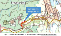 Od 5 marca czasowa zmiana organizacji ruchu w Srebrnej Górze. Rusza przebudowa muru oporowego