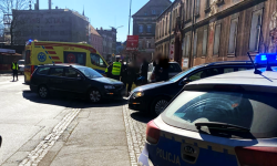 Kolizja na ul. 1 Maja. Są utrudnienia w ruchu [aktualizacja]
