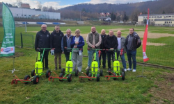 Dolnośląski Związek Piłki Nożnej przekazał na rzecz Unii Bardo wózek do malowania linii