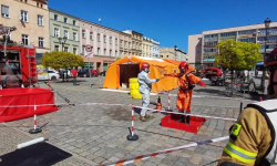 Strażacy-zawodowcy przez trzy dni szkolili się w centrum miasta