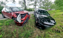 Zderzenie trzech pojazdów w Strąkowej