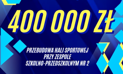 400 tys. zł na przebudowę hali sportowej w Kamieńcu Ząbkowickim