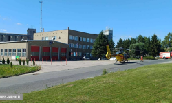 Śmigłowiec LPR lądował w Ząbkowicach Śląskich