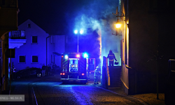 Pożar mieszkania na ul. Głównej w Bardzie