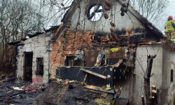 Pożar budynku gospodarczego w Kluczowej