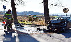 Zderzenie forda i seata w Strąkowej [foto]