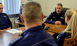 Nowe stopnie, nowe wyzwania. Trzech policjantów zasiliło korpus aspirantów