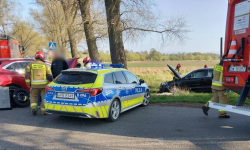 Zderzenie forda i audi na skrzyzowaniu w Strąkowej [foto]