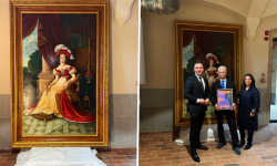 Monumentalny portret Marianny Orańskiej powrócił do Kamieńca Ząbkowickiego