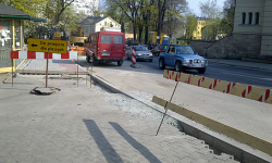 Utrudnienia w Kłodzku. Główna ulica remontowana