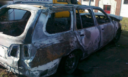 Podpalił skradziony samochód 