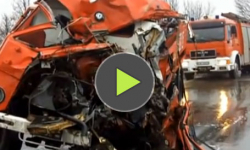 Wypadek strażaków na K8