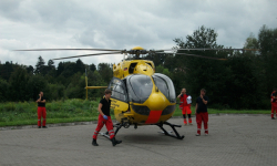 Helikopter nad Kłodzkiem
