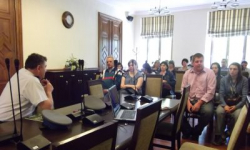 Spotkanie policjantów z rachmistrzami 