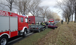 Wypadek na krajowej "ósemce"