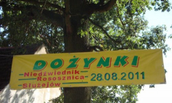 Dożynki Parafialne trzech sołectw : Niedźwiednik , Rososznica i Służejów.