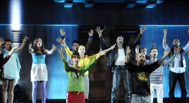 Próba spektaklu "Jerry Springer - The Opera"