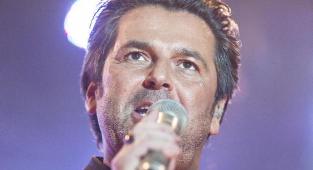 Thomas Anders podczas koncertu w Bydgoszczy