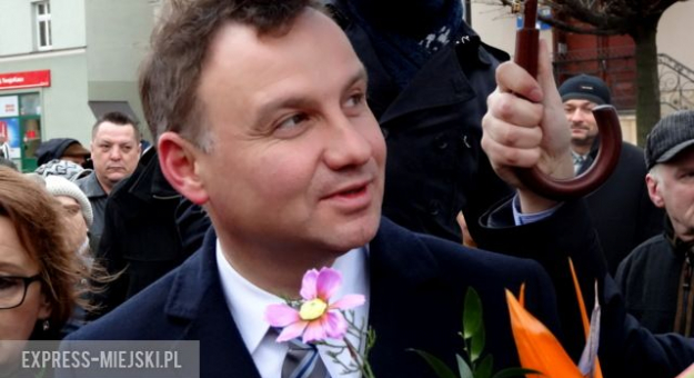 Andrzej Duda podczas spotkania w Ząbkowicach Śląskich