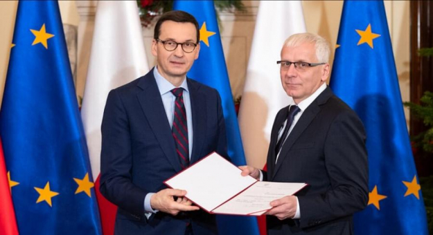 Mateusz Morawiecki oraz Jarosław Obremski